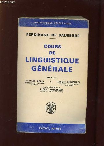 Download Cours de linguistique générale Download Cours de linguistique générale