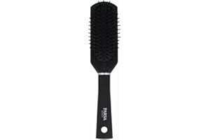 PARSA Beauty brosse à cheveux ergonomique - Picots plastiques doux - Brosse coiffante sans tiraillement pour tous types de cheveux - Design de haute qualité
