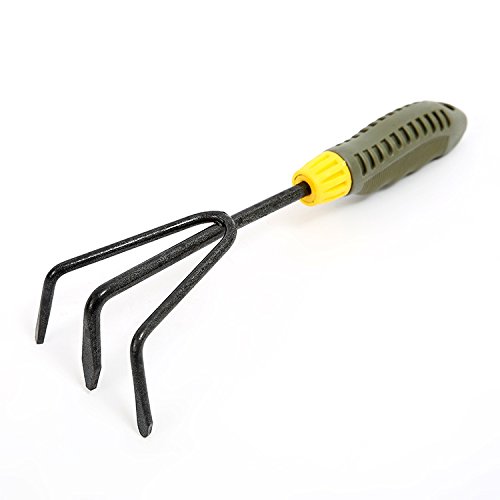 Preisvergleich Produktbild Aottop Edelstahl Blumenkralle mit ergonomischem Soft Grip Gartenwerkzeug