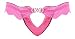 Produktbild Jamais Vu String 'Simone' mit Rüschen in vielen Farben, Größe:S/M-36/38;Farbe:Pink/Schwarz