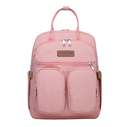 Preisvergleich Produktbild WindTook Baby Wickeltasche Reise Rucksack mit Wickelunterlage Multifunktional Oxford Große Kapazität Babytasche Kein Formaldehyd Reiserucksack für Unterwegs (Süßigkeit-Rosa)