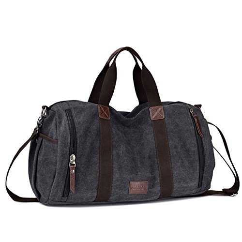 Gracosy Borsoni Tote da Viaggio Vintage Borsone Palestra di Tela Weekender  Borse da Viaggio Settimanale Uomo Sacchetti da Viaggio Borsa a tracolla  Borsa a spalla Unisex Borsoni urban-earth.co.uk