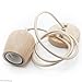 Produktbild TrAdE shop Traesio® Anhänger Holz Deckenmontage Minimal Lampenfassung Lampe Modern Design E27