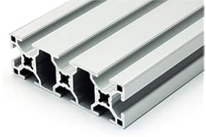 DOLD MECHATRONIK Profilo in alluminio 30 x 90 L, tipo B, scanalatura 8 (leggera), argento anodizzato, profilo in alluminio 30 x 90, profilo in alluminio 30 x 90, montaggio profilo 350 mm