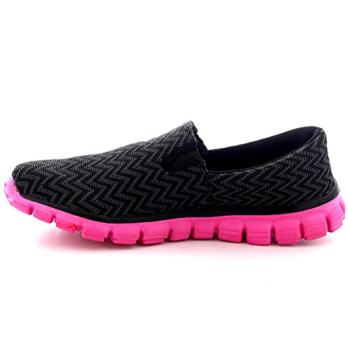 Damen Gehen Schlüpfen Sports Laufen Schuhe Jogging Arbeit Ausbilder - 2