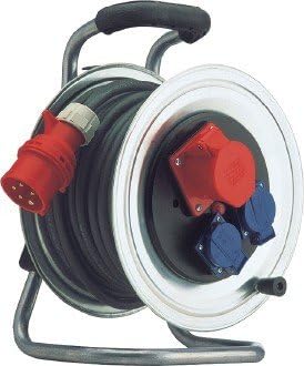 Hedi K2SD Rotary Power Cable Reel 1 x CEE/Schuko 5x1,5 mm2 Cable, Length: