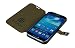 Produktbild Kobert-Goods Samsung Galaxy S4 Flip in braun Handyhülle Case Cover Schutzhülle Tasche mit Magnetverschlüss