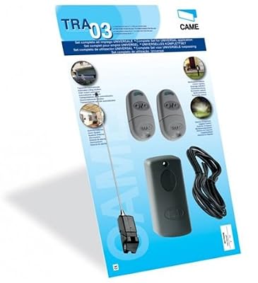 Came KIT RADIOCOMMANDE UNIVERSELLE AVEC FREQUENCE DE TRANSMISSION 433,92MH - CAME - 001TRA03
