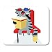 Produktbild AOCCK Gaming Mauspads, Gaming Mouse Pad Animal Cute Funny Cat in The Cinema Popcorn Feline Character 11.8"x 9.8" Decor Office Nonslip Rubber Backing Mousepad Mouse Mat