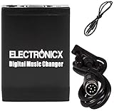 Er wird an der Rückseite des CD-Wechsler Eingangs Ihres Radios angeschlossen. Eine Freischaltung oder Programmierung in der Werkstatt ist hier nicht notwendig. 90x65x16mm, MP3/WMA-Dateien, USB-Sticks