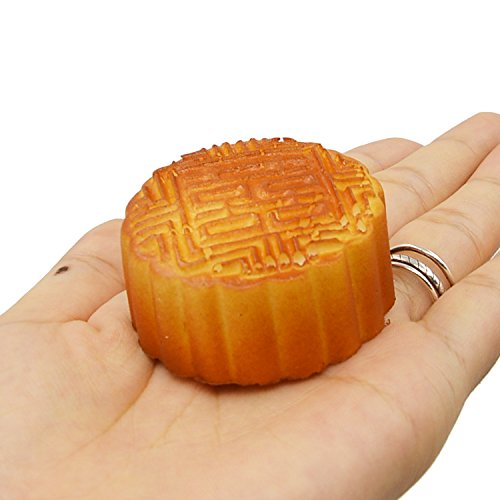 Gosear 12 Pcs Kawaii Mini Matschig Weich Simuliert Food Panda Brot Kuchen Brötchen Anhänger Schlüsselanhänger Schlüsselanhänger Handy Kette Riemen Ornamente Zubehör Random-Stil - 5