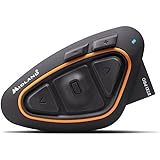 Midland BTX1 Pro Singolo ‎C1230.15, Interfono Bluetooth, Auricolari Casco Impermeabili IPX6, Cancellazione del Rumore, Moto a