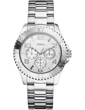 Guess Damen-Armbanduhr Analog Quarz Edelstahl W0231L1
