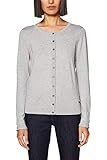 Weicher Griff edc by ESPRIT Damen 128CC1I022 Strickjacke, Grau (Light Grey 5 044), X-Large (Herstellergröße: XL)