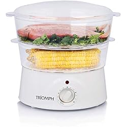 Cuiseur vapeur - 2 étages - 5 Litres - 400W - Triomph ETF1574