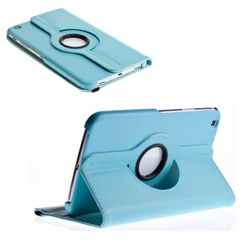Tab3 360 ° Schutztasche für SAMSUNG GALAXY TAB 3 Hülle Schutz Etui Tasche Cover Case (8.0 Hellblau) - 2