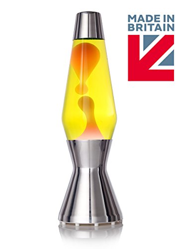 Mathmos Lámpara de lava amarillo y rosa – la lámpara Astro original