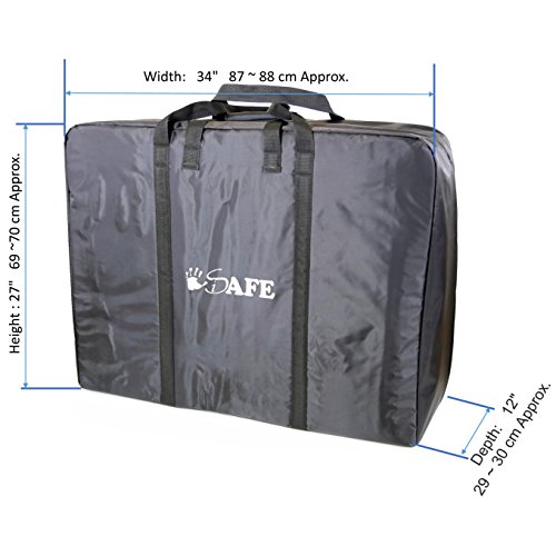iSafe Large Holiday TWIN / INLINE / DOUBLE Travel Bag Luggage Heavy Duty Design For iSafe Me&You Travel Tote
