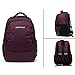 Bebamour Nappy Changing Backpack Large Capacity Baby Bag Backpack (Purple)