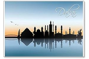 FOTO MAGNETS Dakar Skyline – Aimant de réfrigérateur classique Sénégal