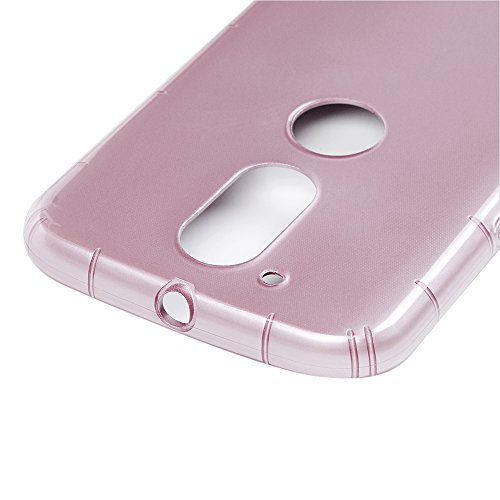 Lenovo Moto G4 /G4 Plus Silikon Case Lenovo Moto G4 Plus Handyhülle YOKIRIN Premium Relief Flexible TPU Silikon Case Schutzhülle Weich Cover Handytasche Etui Handycase Slim Fit Rutschfest Kratzfest Silikonhülle Rose Gold - 4