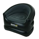 Maximale Belastung: 150 kg. Regatta RCE218 06N Aufblasbare Sessel, Unisex, Erwachsene, Schwarz/Ebony