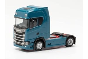 Herpa Scania CS 20 HD Tracteur, fidèle à l'original à l'échelle 1:87, modèle réduit de Camion pour Diorama, modèle réduit de Collection, modèles Miniatures de décoration en Plastique