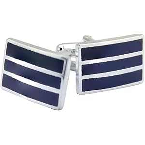Kavove The Cool Breeze Blue Cufflinks For Men