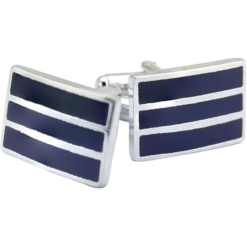 Kavove The Cool Breeze Blue Cufflinks For Men