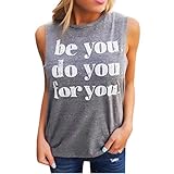 ✿✿Oberteile Blusen Damen Tops Sommer Crop Tops Damen Sexy Einfarbig Frauen Partytop Sommertop Fasching Fest Netzoberteil aktueller Trend in Neonfarben Damen Tight Crop Top Rundhals T-Shirts Sport Dance Kurz Tank Tops Frauen Langarm Party Oberteil Bustier Schulterfrei Bauchfrei Crop Tops Yoga Sport Tank Top Damen Racerback Lauftop Fitness Running Shirt Oberteile T Shirt Bluse Tank Top Damen Camisole Sommer Lose Weste Schwarz Blau Rosa Große Größe Mode 2019