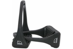 Compositi AMKA Soft Reflex Shock-absorbing Plastic Stirrups with Non-Slip Tread, Black, One Size