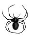 Produktbild Boland 74399 - Spinne Witwe, Scherzartikel, Circa 18 x 15 cm, schwarz