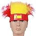 Produktbild Haar Perücken, 2018 Russland World Cup Fußball Fans Hüte mit nationalen Flagge Farbe Perücke Fußball Haarband National Flagge mit Kopfbedeckungen, Spanien Flagge