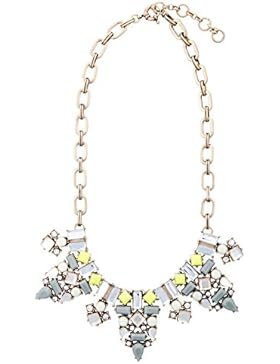 Happiness Boutique Damen Statement Kette „Be Beautiful“ in Gelb