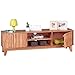 Produktbild Lowboard BELUR Massivholz Akazie Kommode 146cm TV-Board 2 Fächer und Türen Landhaus-Stil Unterschrank TV-Möbel
