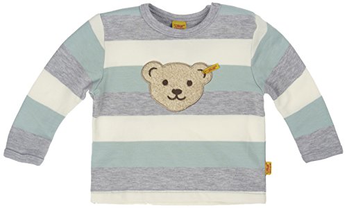 Steiff Baby Boys Sweatshirt 1/1 Arm Crew Neck Long Sleeve Sweatshirt, Green (gray Mist Green 1450), 6-9 Months
