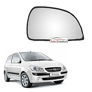 Auto Creation - Right Side View Mirror Glass for Hyundai Getz Prime 2007-2010 Type-2