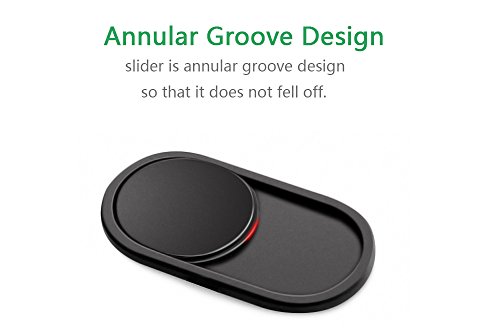 CloudValley Copertura Webcam Metallo Slider da, 0,66mm Ultra-Sottile Copri Webcam Cover per Macbook Pro, Computer Portatile, Mac, PC, Laptop, iPad, iPhone, Protezione la tua vita digitale[3 PACK]