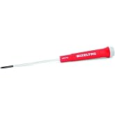 Izeltaş 4520184150 Elektronik&ccedil;i Tip Klemens Yıldız U&ccedil;lu Tornavida, Kırmızı, 4 X 150 Mm