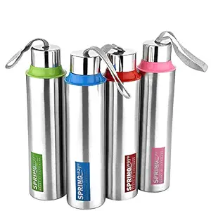 SPRINGWAY - Brand of Happiness | Eco Neer Oxy Stainless Steel Water Bottle 800ml Set of 4 (Steel)