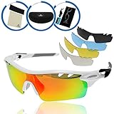 ✅ VIELSEITIG - Die robuste Fahrradbrille eignet sich neben dem Radsport mit Rennrad auch ideal für diverse Sport Outdoor-Aktivitäten wie z.B. Beachvolleyball, Wassersport oder Wintersport