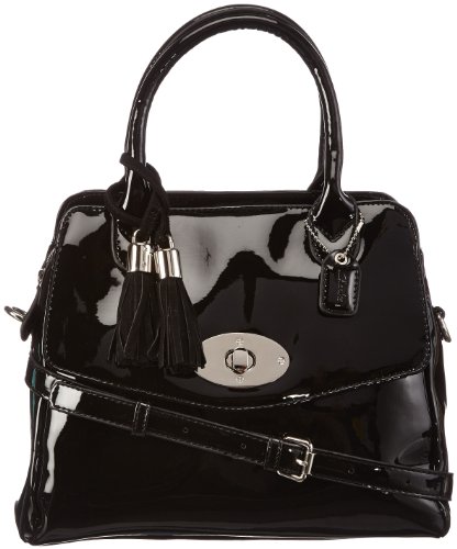 Clarks Womens Accessories Macy Emerson Black Pat Synthetic