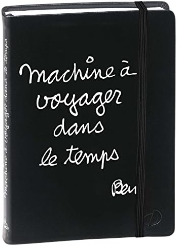 Quo Vadis Ben Daily Academic Textagenda Diary with Elastic Year 2018-2019 12 x 17 cm Black