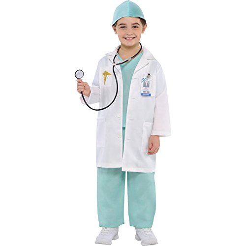 Amscan International Christys Dress Up 999659/999660 Kids Doctor Costume - 3-4 Years