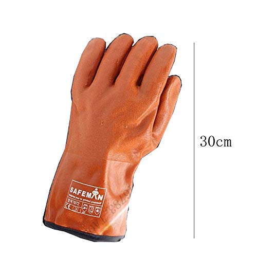 Preisvergleich Produktbild MDD Beständige kalte Handschuhe der niedrigen Temperatur gekühltes trockenes Gefrierschrank-Frostschutzmittel-wass... Handschuhe Winter-langes Hülsen-Plus-Samt-warme rutschfeste haltbare Schutzh