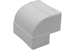 Kair 90 Degree Vertical Elbow Bend 110mm x 54mm - 4 x 2 inch Rectangular Plastic Ducting