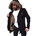 Produktbild TianWlio Hoodie Mode Herren Herbst Winter Herren Winter Herren Sport Jacken Mantel Outwear Mit Kapuze Wind Jacken Mantel Schwarz XXXXXL