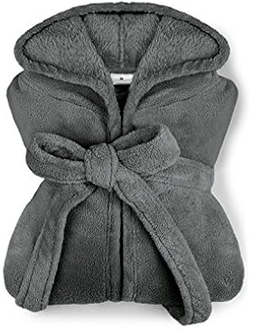 extra weicher Kapuzen-Bademantel aus Kuschelfleece - erhältlich in 10 modernen Farben und 5 Größen - unisex &...