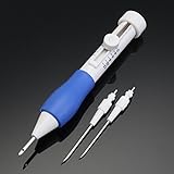 KING DO WAY Magic Embroidery Pen Punch Needle Stitching Craft Tool for Embroidery Threaders Knitting Sewing Tool