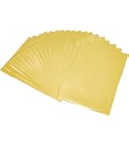 SUPERFINDINGS 50 Feuilles de Transfert Thermique 11.42x7.3 in Papier Transfert métallique rectangulaire (Or) pour imprimante Laser&plastifieuse DIY Craft Embossing pour Cadeaux de Bricolage Cards SUPERFINDINGS 50 Feuilles de Transfert Thermique 11.42x7.3 in Papier Transfert métallique rectangulaire (Or) pour imprimante Laser&plastifieuse DIY Craft Embossing pour Cadeaux de Bricolage Cards